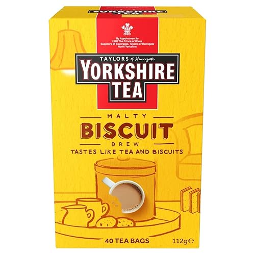 Taylors of Harrogate Galletas Brew Yorkshire 40 bolsas de té 395oz