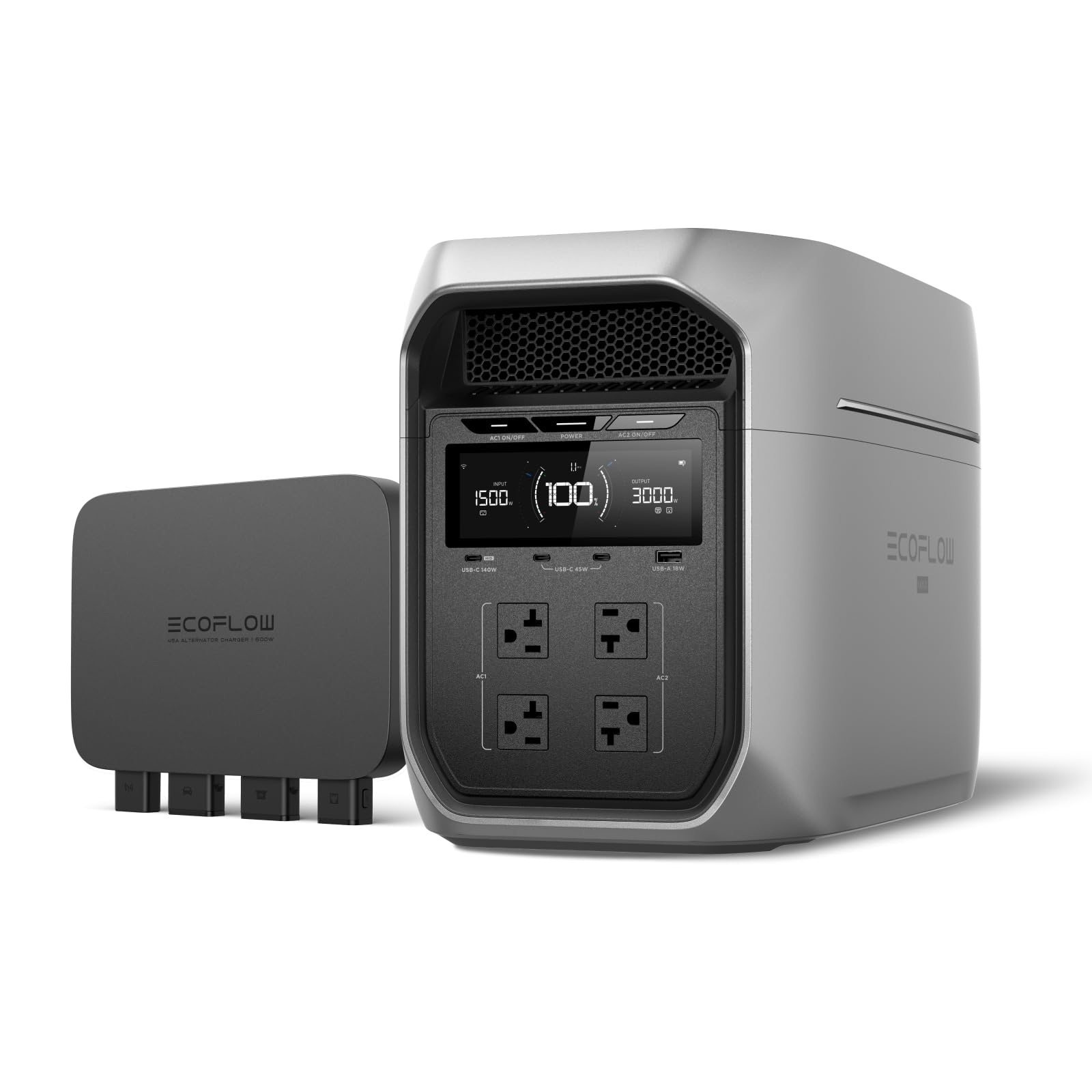 Amazon.co.jp: EcoFlow ポータブル電源 DELTA 3 Max Plus + 800W 