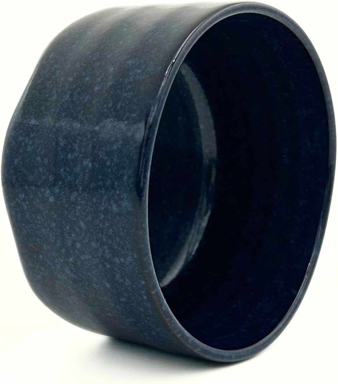 Product of Gifu Japan Ceramic Matcha Bowl – Handmade Chawan Matcha Bowl, Japanese Bowl, Navy, 21.1 oz, 620ml - Image 5