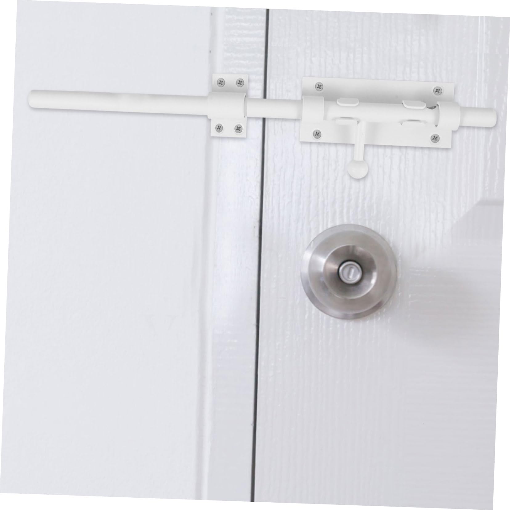 Serratura a Scatto per Porta in Acciaio Inox, Meccanismo di Bloccaggio Scorrevole per Sicurezza, Installazione Facile, Adatta per Porte Interne, Cabine Bagno e Stanze