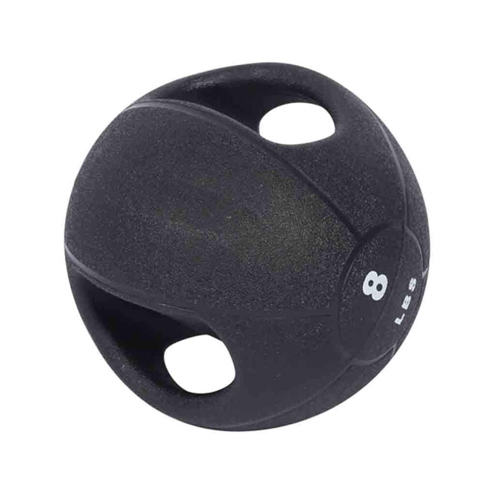 Pelota Medicinal Balón Medicinal Binaural De Goma, Entrenamiento Cruzado para Hombres Y Mujeres, Entrenamiento De Fuerza, Entrenamiento Aeróbico, Pelota De Fitness, 8 LB / 3,6 Kg