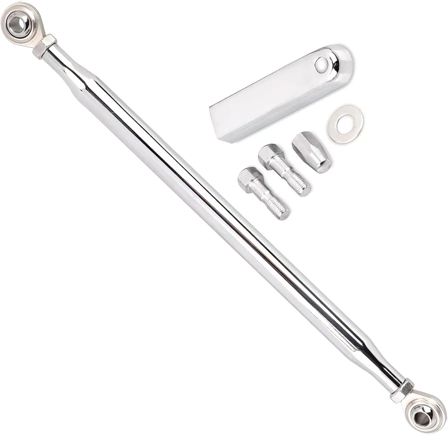 Motorcycle Round Gear Shift Linkage Shifter Joint Lever for Harley Touring Electra Street Road Glide Road King FLHT FLHR FLTR FLHX 1986-2020 (Chrome)