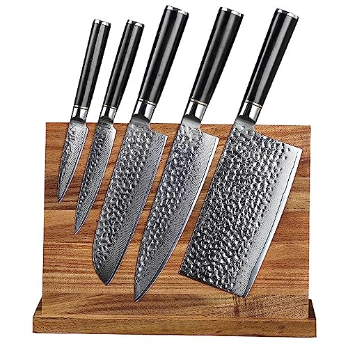 Set Cuchillos Cocina 5 Piezas Acero Inox