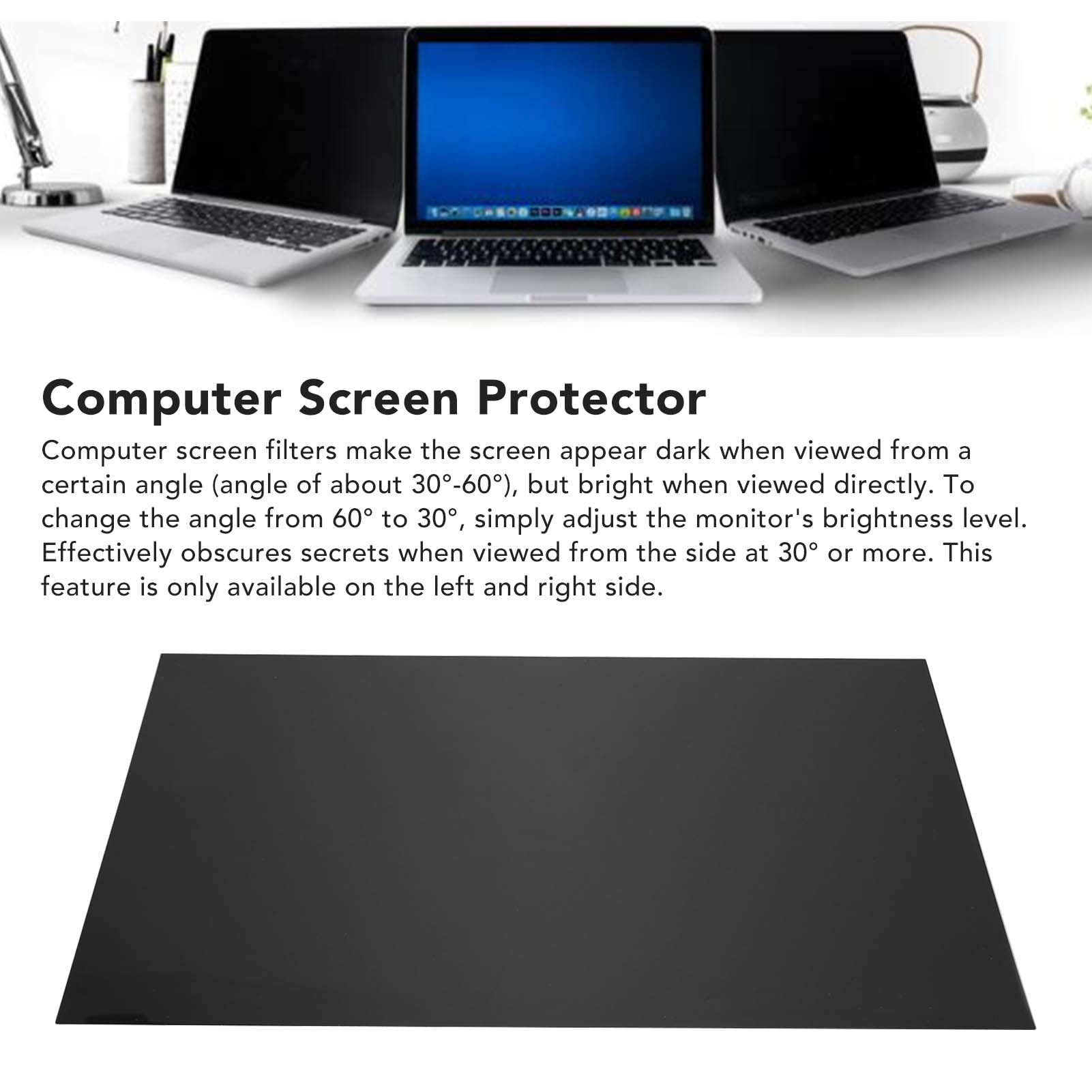 Lonkenn 11.6 Pouces Filtre de Confidentialité, Notebook Privacy Filtre, Revêtement Anti-Reflet, Anti-Lumière Bleu, Privacy Protecteur d'écran pour 11.6 16:9 Moniteur(W x H:256.5 x 144.5 mm)-Amovible Lonkenn 11.6 Pouces Filtre de Confidentialité, Notebook Privacy Filtre, Revêtement Anti-Reflet, Anti-Lumière Bleu, Privacy Protecteur d'écran pour 11.6 16:9 Moniteur(W x H:256.5 x 144.5 mm)-Amovible