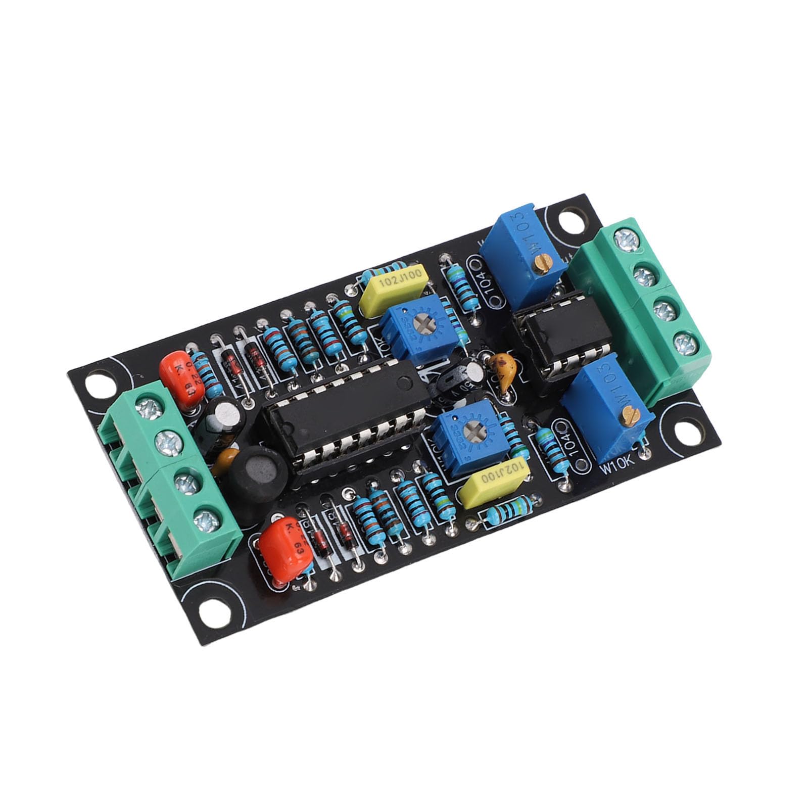 Generic Scheda Driver VU Meter Precisa, Efficiente Modulo di Pilotaggio Amplificatore a Doppio Canale per Sistemi Audio con Basso Consumo Energetico per un Facile Utilizzo, PCB 1 Pezzo
