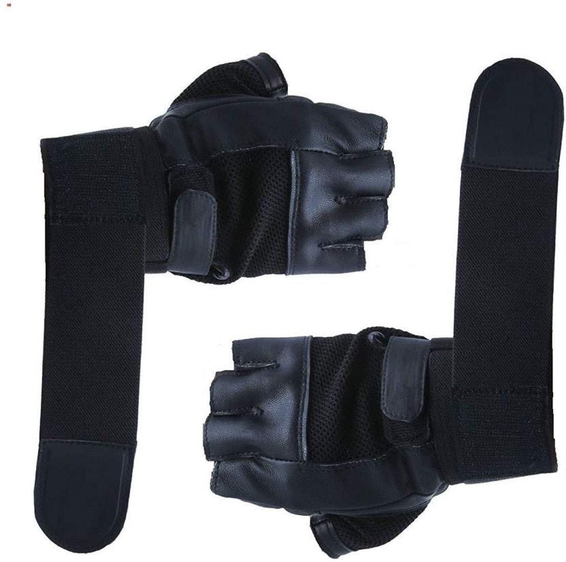 Exercise, Weight Lifting Hand Protector Training Gym Gloves with Wrist Support-image-15