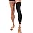 Copper Compression Leg Compression Sleeve - Copper Infused Knee Stabilizer Brace for Running, Meniscus Tear, ACL, MCL, Arthritis, Joint Pain Relief - Thigh & Calf Support for Men & Women - Black - XL