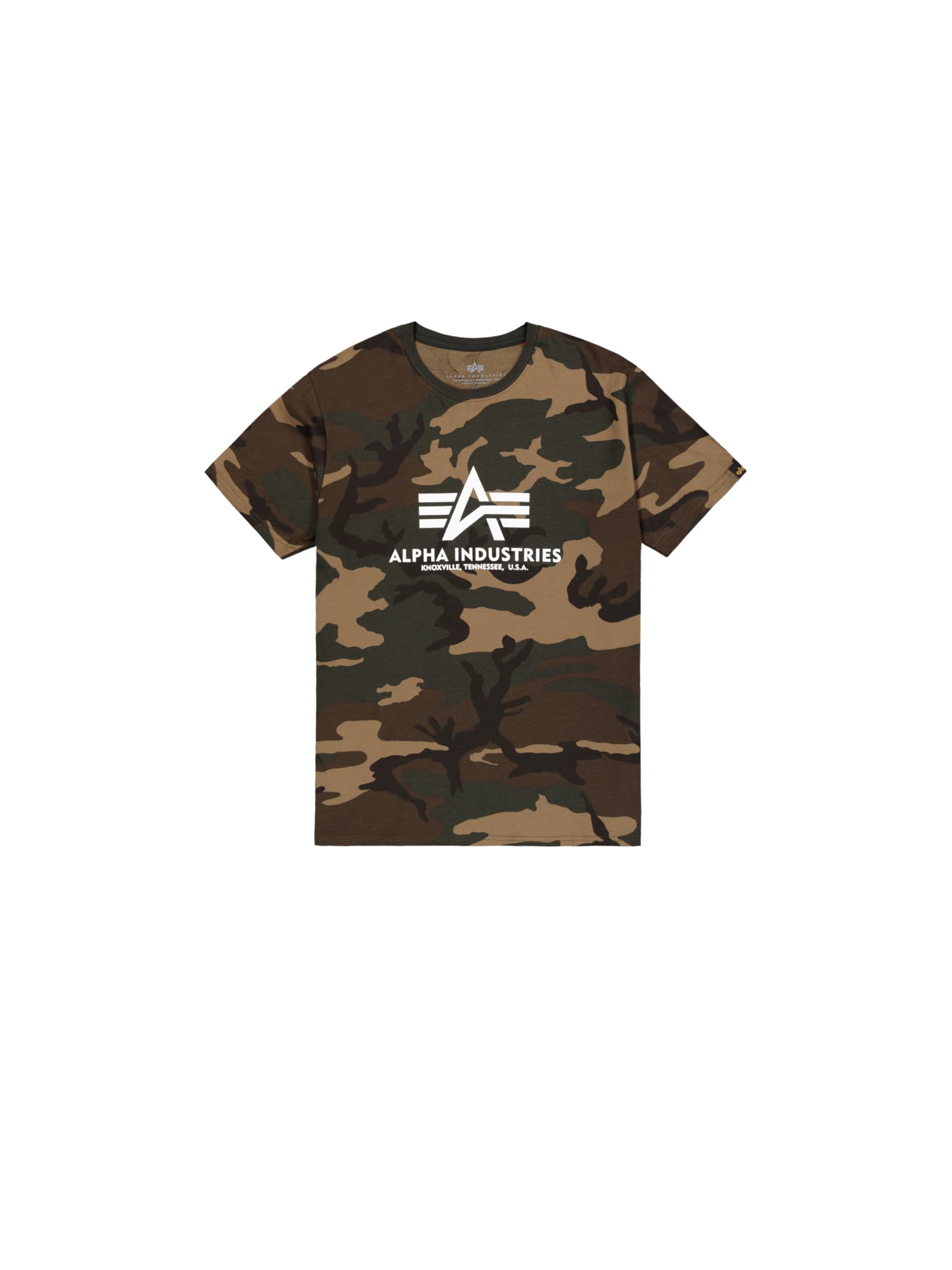 Alpha Industries Men's Multicolored Basic Camo T-Shirt, Size L For