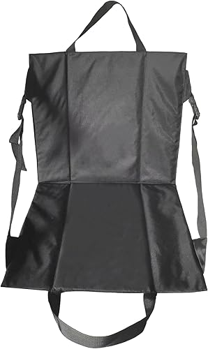 Miniatura 2 de Pozico Cojín de asiento portátil para gradas, asiento ligero plegable con respaldo para deportes al aire libre y conciertos al aire libre