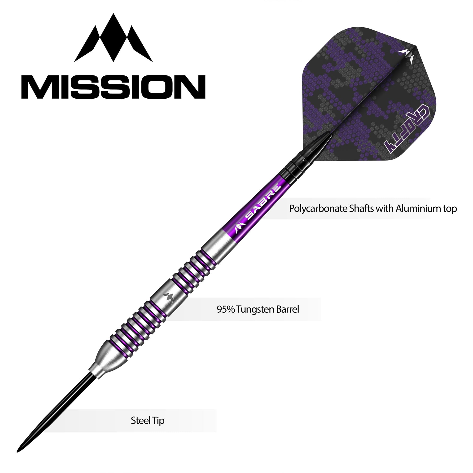 Lotki Mission Joe Croft 95% Tungsten Darts 23 Gram