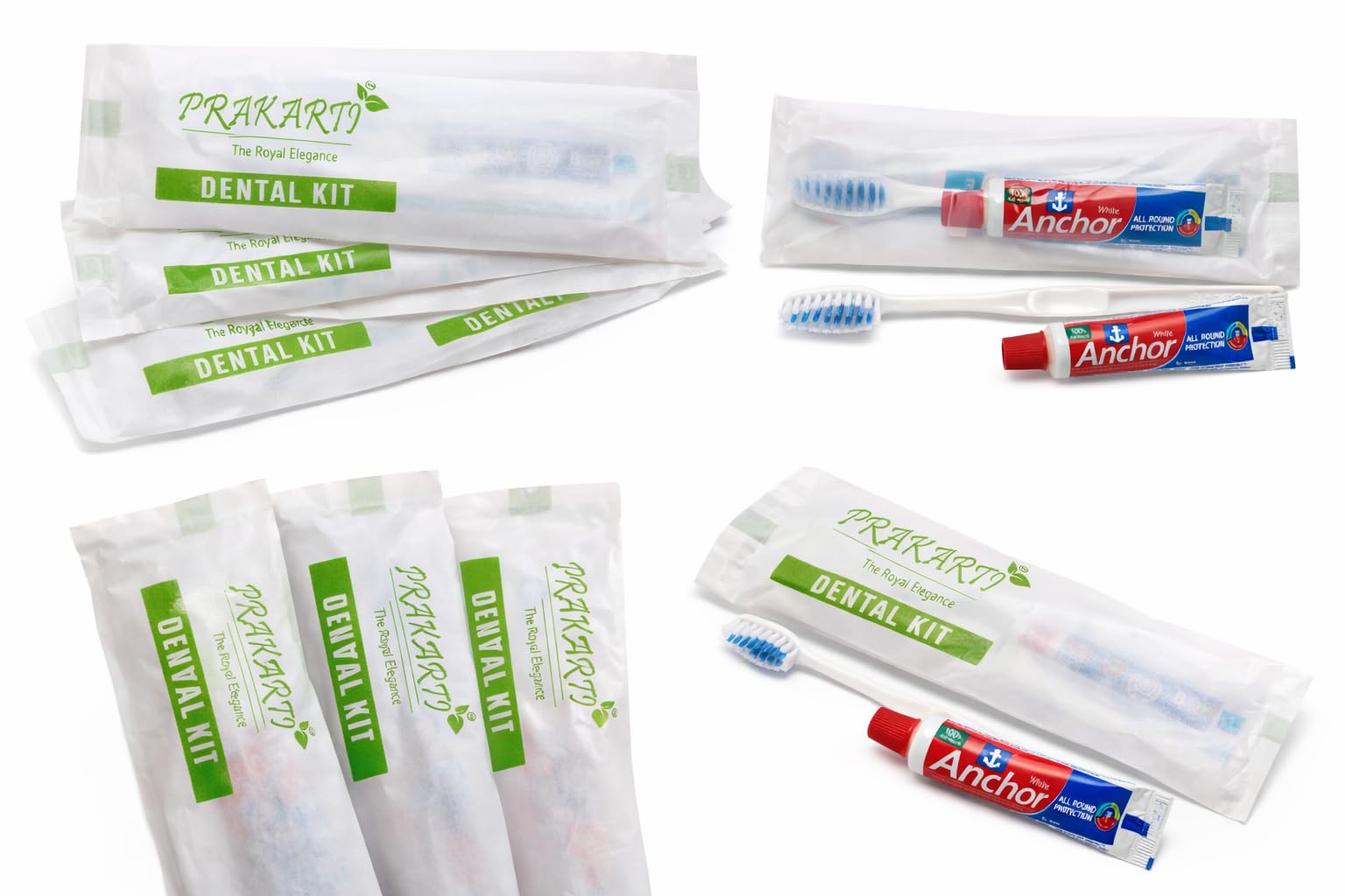 Dental Kit – Toothbrush & Toothpaste Combo | Hotel & Travel Dental Care Kit | Hygienic Individually Packed | Ideal for Hotels, Resorts & Travel (50)