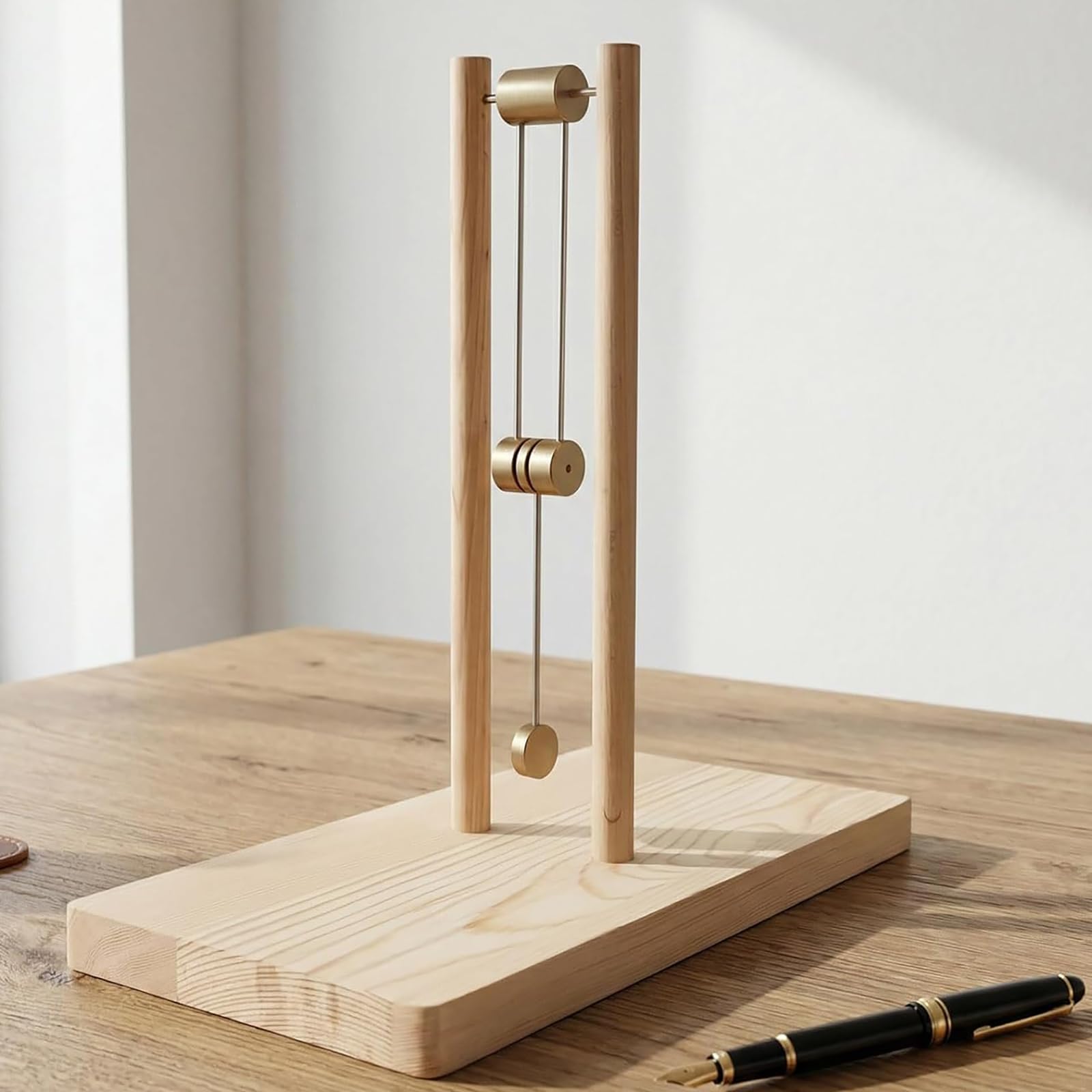 Decoración caótica de madera contra el cansancio mental de oficina