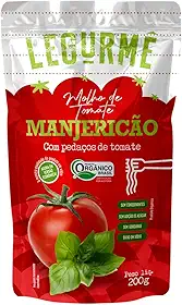 Molho Tomate Org Manjericão Legurmê Sachê 200g