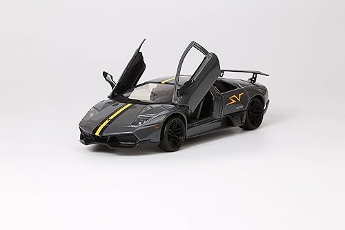 Miniatura 3 de StarSun Depot Lamborghini Murcielago LP 670 4 SV Amarillo 1/24 Modelo Coche por Motormax