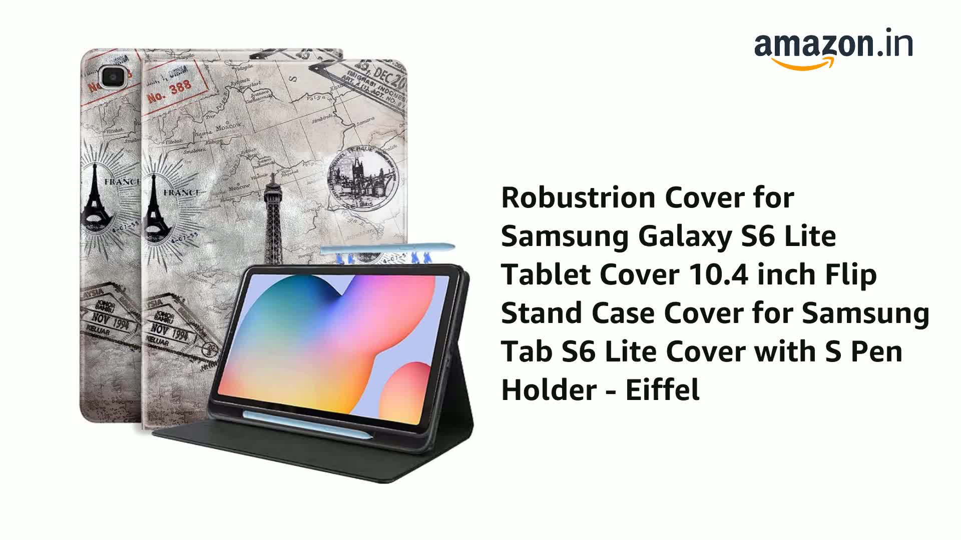 Robustrion Cover for Samsung Galaxy S6 Lite Tablet Cover 10.4 inch