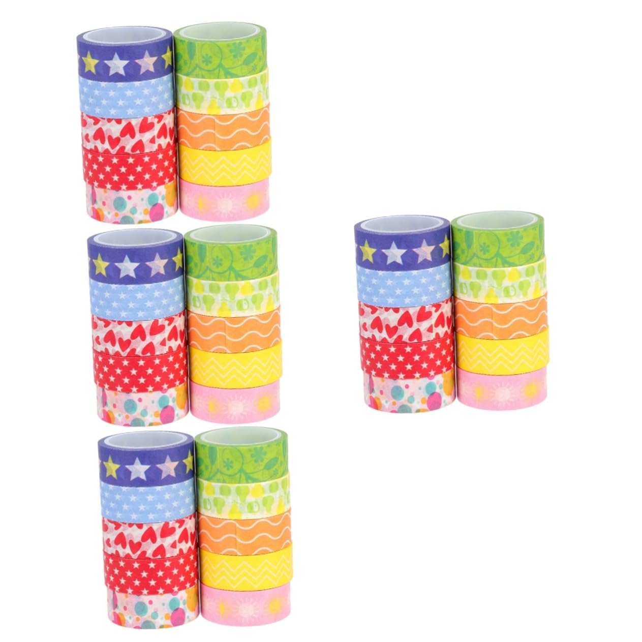 STOBOK 40rollen Weihnachts Washi Tape Bunte Karton-dekobänder Für Scrapbooking -projekte Geschenkverpackung Und Kreative Bastelarbeiten Verschiedenen Weihnachtlichen Motiven