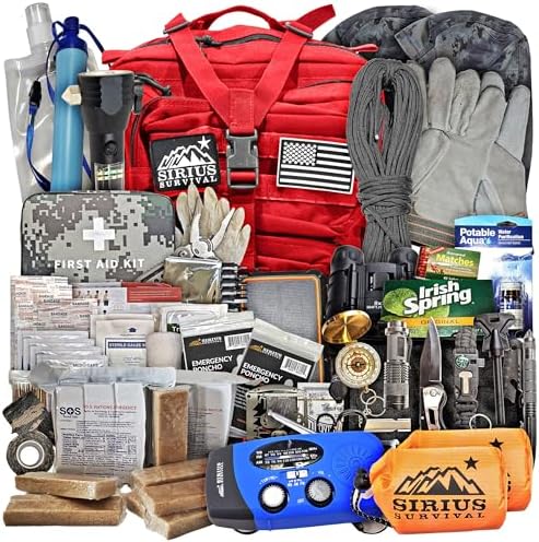 Pre-Packed Emergency Survival Kit/Bug Out Bag for 2 - Over 150 To...