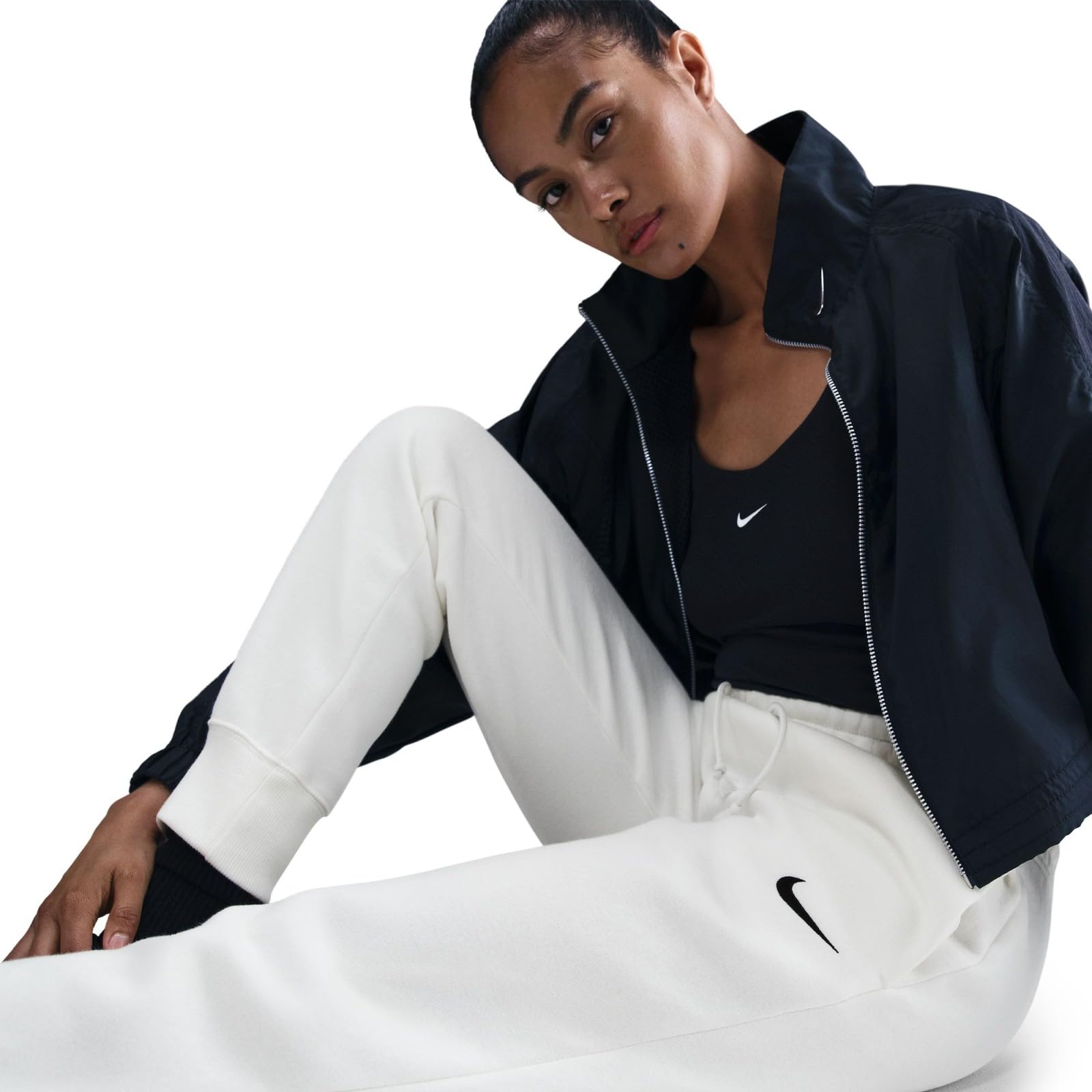 Nike Nike Sportswear Phoenix Fleece Jogger de Talle Medio - Mujer - Pants Mujer