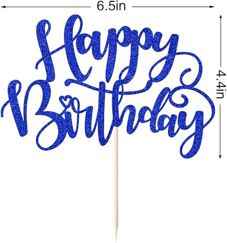 Miniatura 9 de Decoración hecha a mano con purpurina para tarta de cumpleaños, decoración de pastel de fiesta de cumpleaños, suministros de decoración de