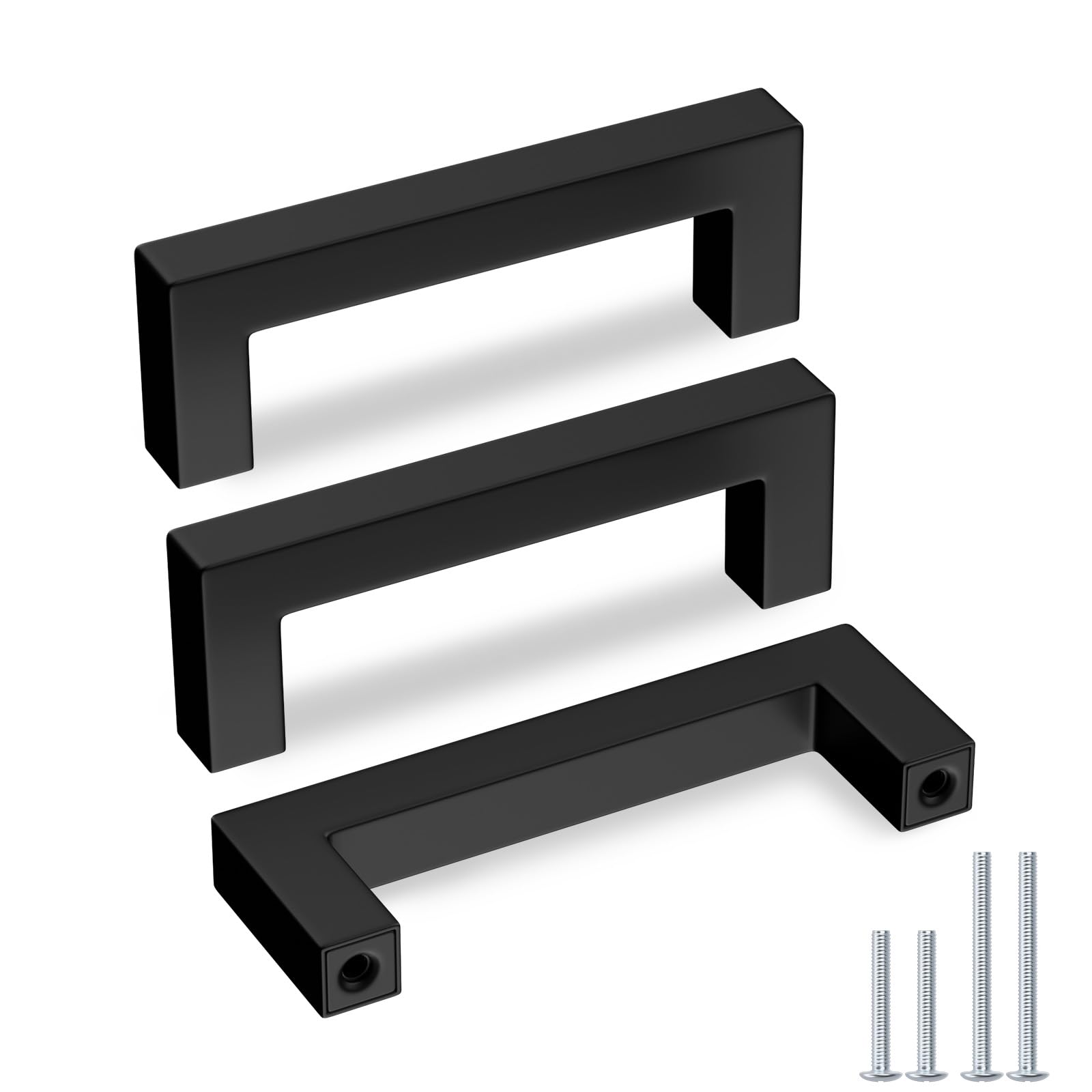 Black Cabinet Handles - Kitchen Drawer Pulls -19 Black Cabinet Handles - Kitchen Drawer Pulls -19