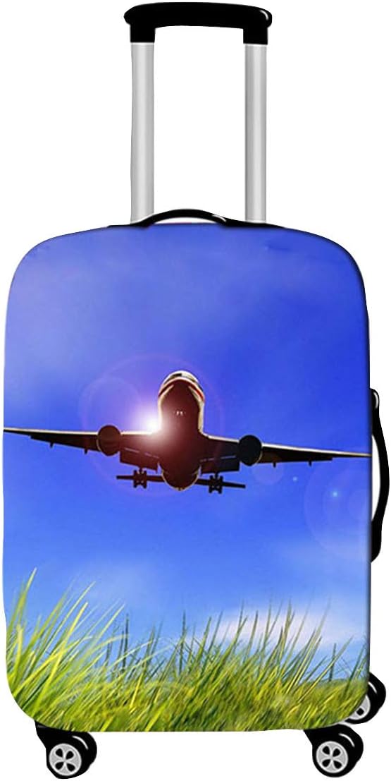 Elastisch Kofferhülle, DOTBUY 3D Flugzeug Reise Kofferschutzhülle Gepäck Cover Reisekoffer Hülle
