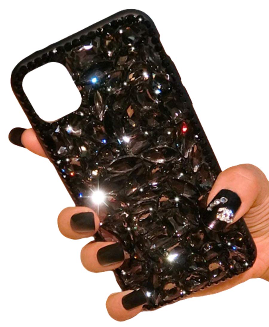 LozeguycCase for Samsung Galaxy Note 10 Plus,Samsung Note 10 Plus Stylish Pretty Bling Beauty TPU Case Slim Hybrid Shockproof Bumper Raised Edge Cover for Galaxy Note 10 Plus for Girls Women-Bl