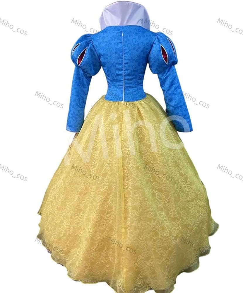 即購入⭕️Dハロ　白雪姫 コスチューム Mサイズ　一式セット Amazon.co.jp: [クローバーcos] ☆工場直売☆ 白雪姫 実写版 ドレス D