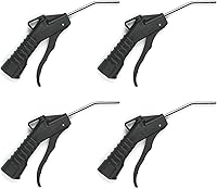 Primefit 4-Pack Pistol Grip Air Blow Guns with Composite Handles - Lightweight, Non-Slip BG1002-4 for Dust Removal