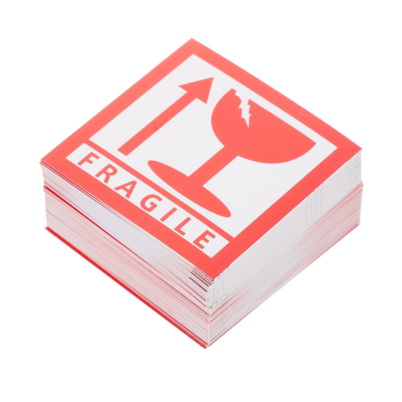 PLAFOPE Étiquette Autocollante D'avertissement Fragile pour Expédition, Autocollants Cuivre Auto-adhésifs 1000pcs, pour Colis Sensibles