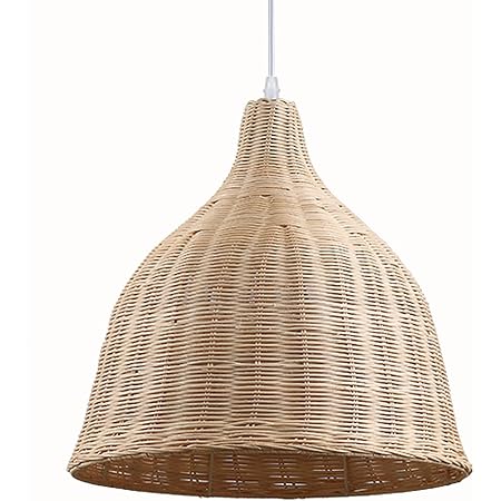Wicker Pendant Light, Farmhouse Hand 
