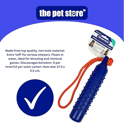 Vista 8 de Pet Store El muñeco de entrenamiento flotante Gorilla Tuff para juegos de lanzamiento y recuperación en tierra y agua, ejercicio saludable para tu