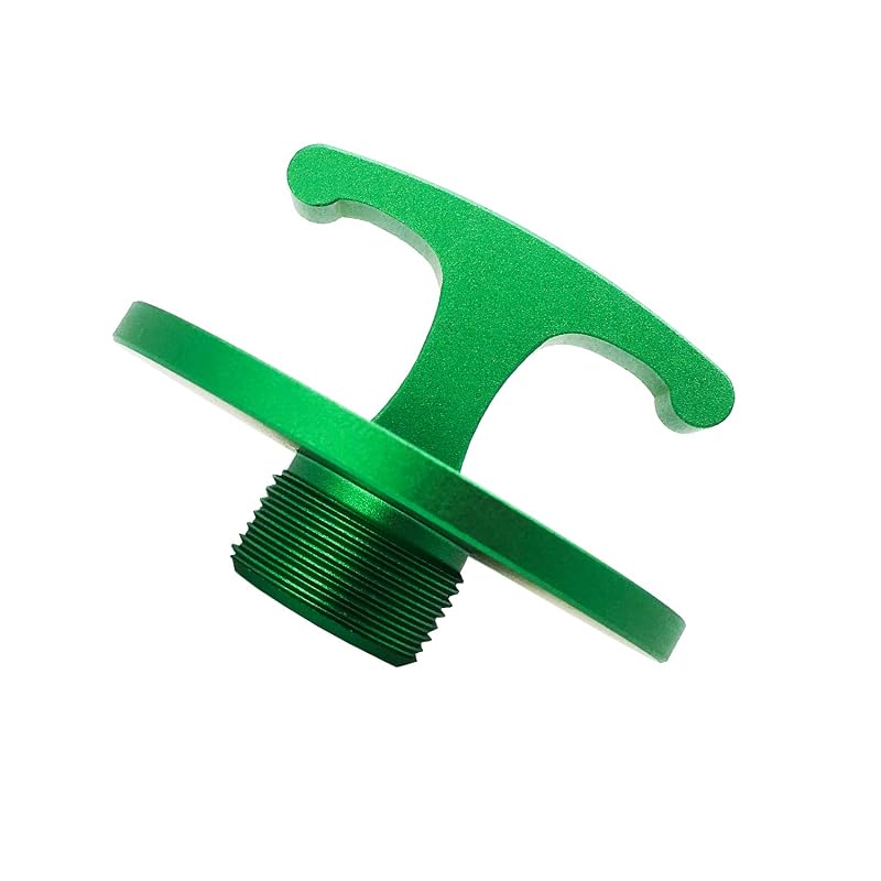 Ferramenta Tampão para Filtro de Óleo DOCA em Liga de Alumínio para Dodge Ram 05083285AA MO285 Cummins 5,9 L e 6,7 L Verde