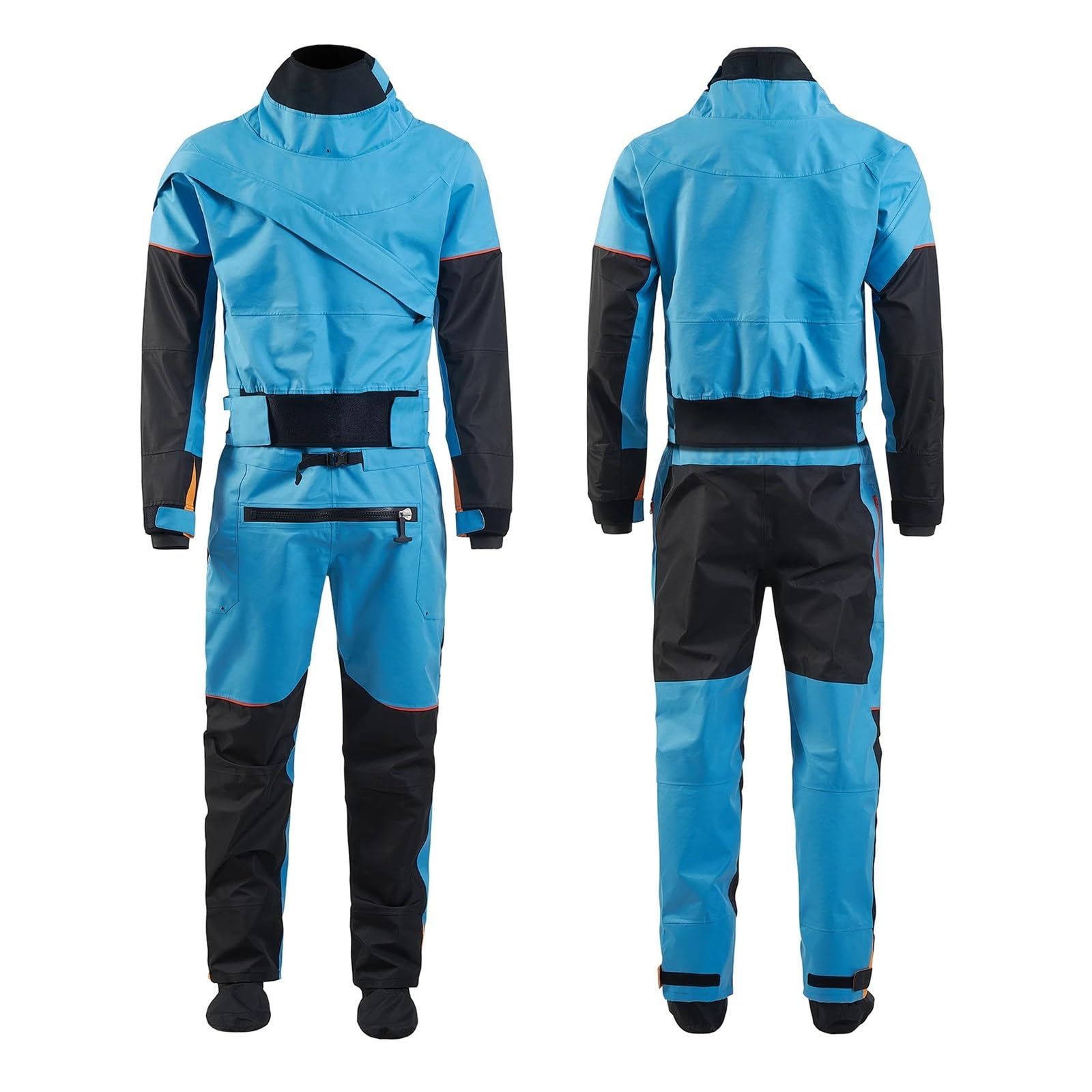 Traje seco impermeable para hombre, material transpirable, tela, surf y vela, 3 capas