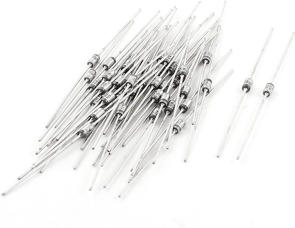 PEKMAR 20V 1W Diodes axia-l Lead Type Zener Diodes Voltage Regulator Tube Schottky Diodes 40 Pcs