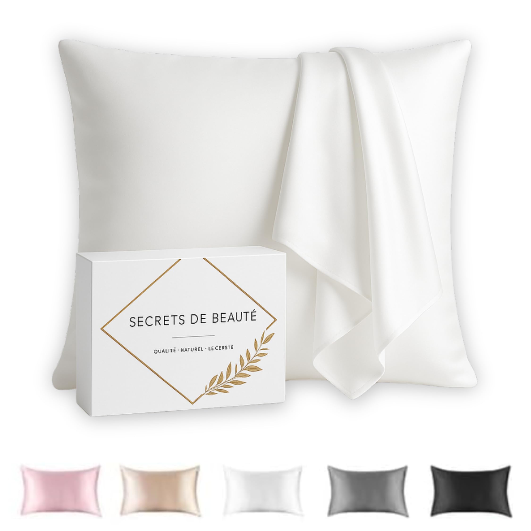 Funda De Almohada De Seda Zimasilk, 100% Seda Pura De Morera | Envío Gratis