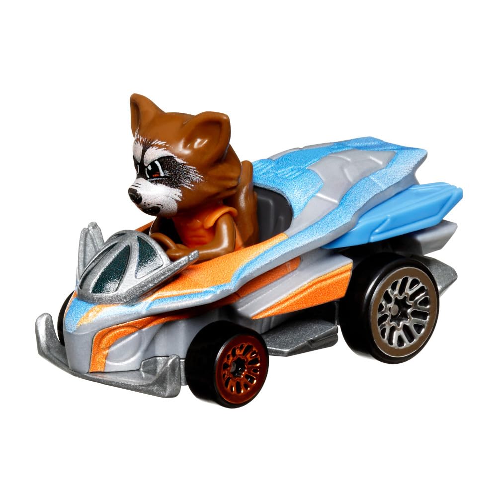 Hot Wheels RacerVerse Die-Cast - Marvel Rocket Raccoon Toy Race Car (HKC06-4B10)