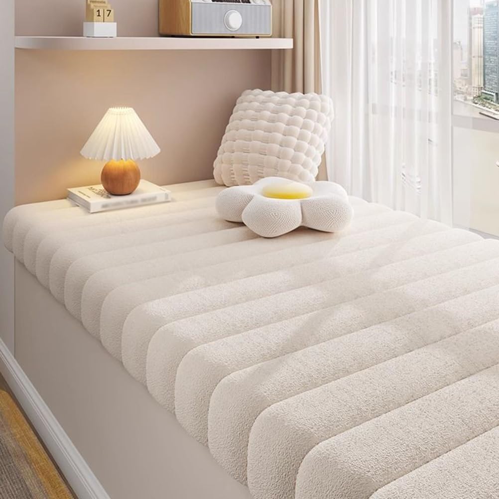 Tapis de rebord de fenêtre en velours pour coin lecture cocooning