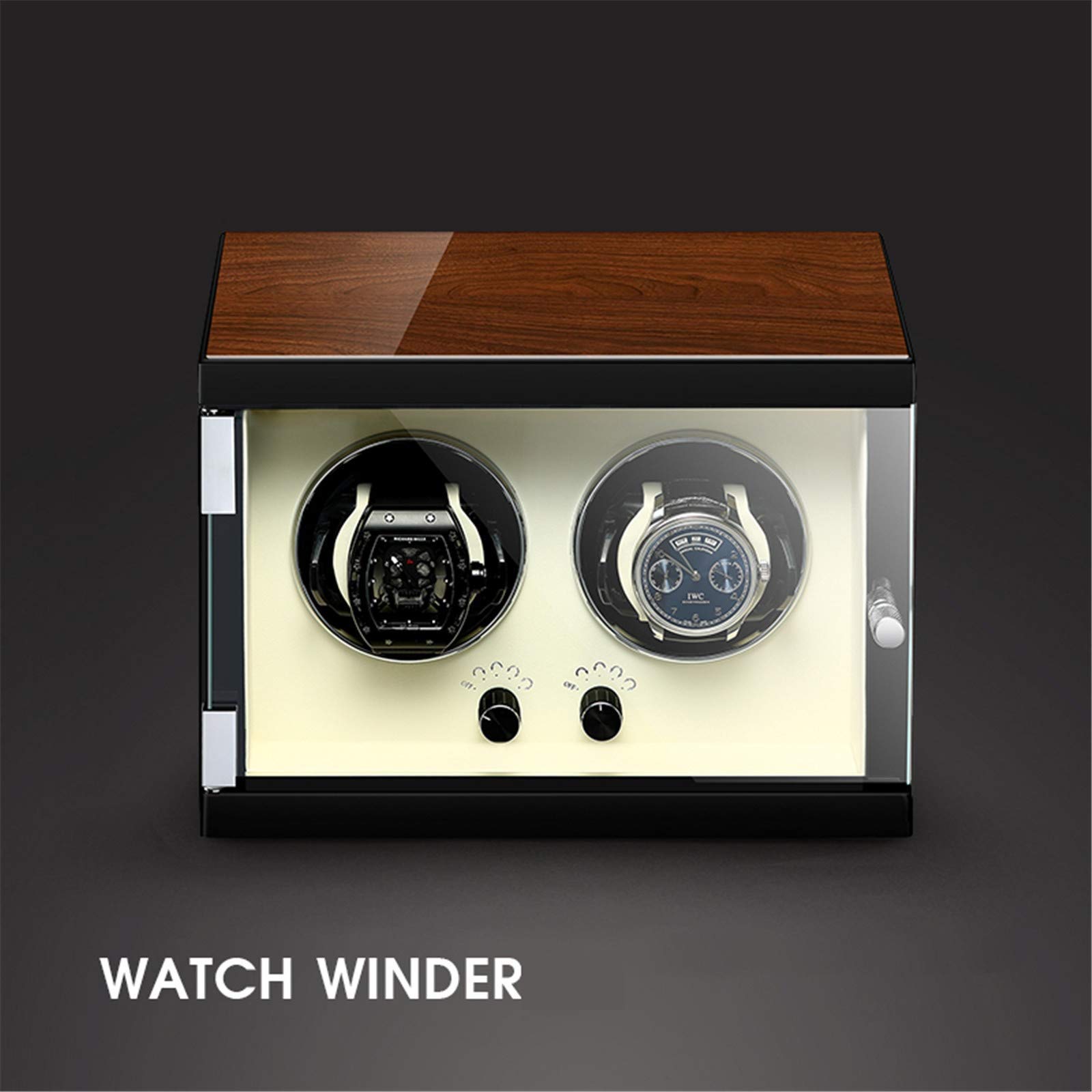 Mcbazel Multifunzionale Scatola Carica Orologio Per 2 Orologi,Orologi - Foto 5