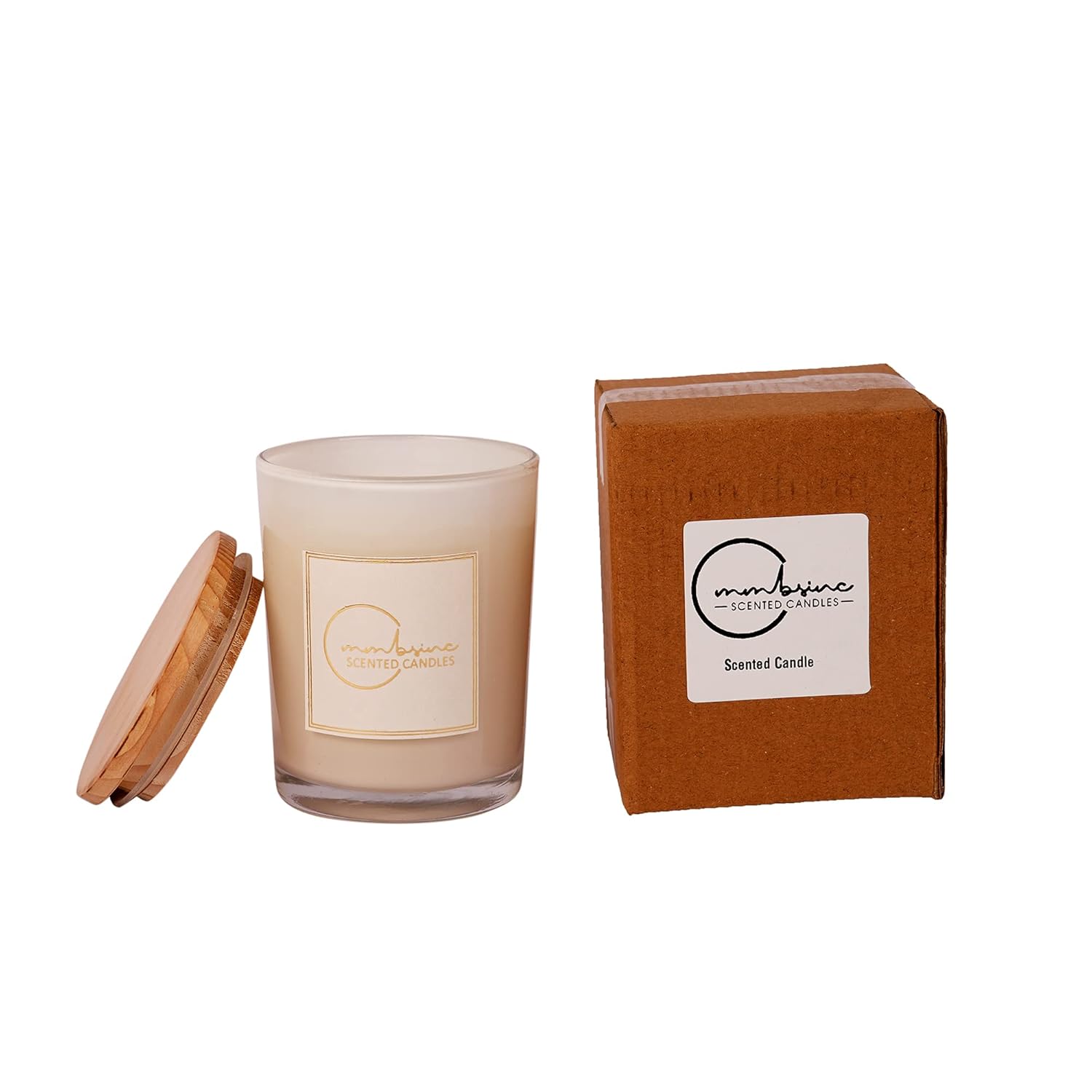 MMBSINC Scented Jar Candles with Wooden Lid Vanilla Caramel Amazon