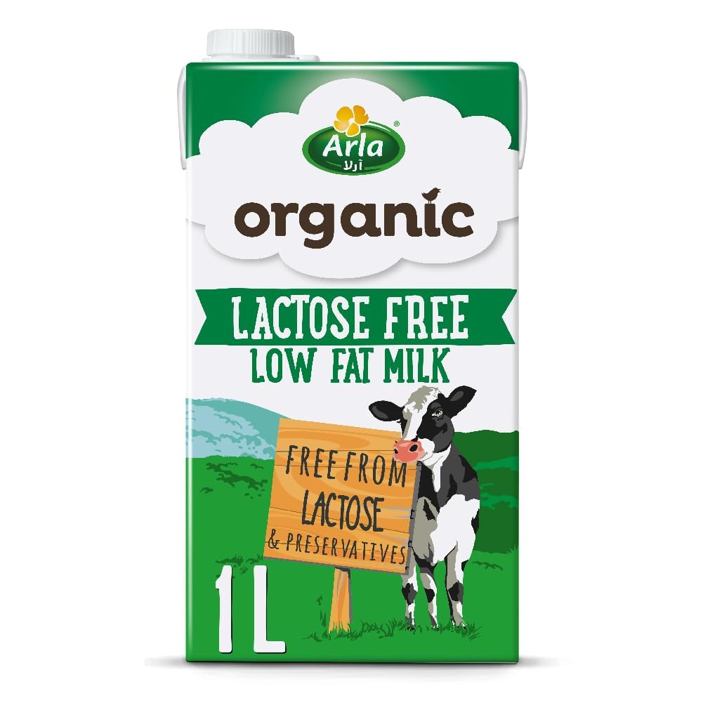 Organic Lactose Free Low Fat UHT Milk 1 ltr