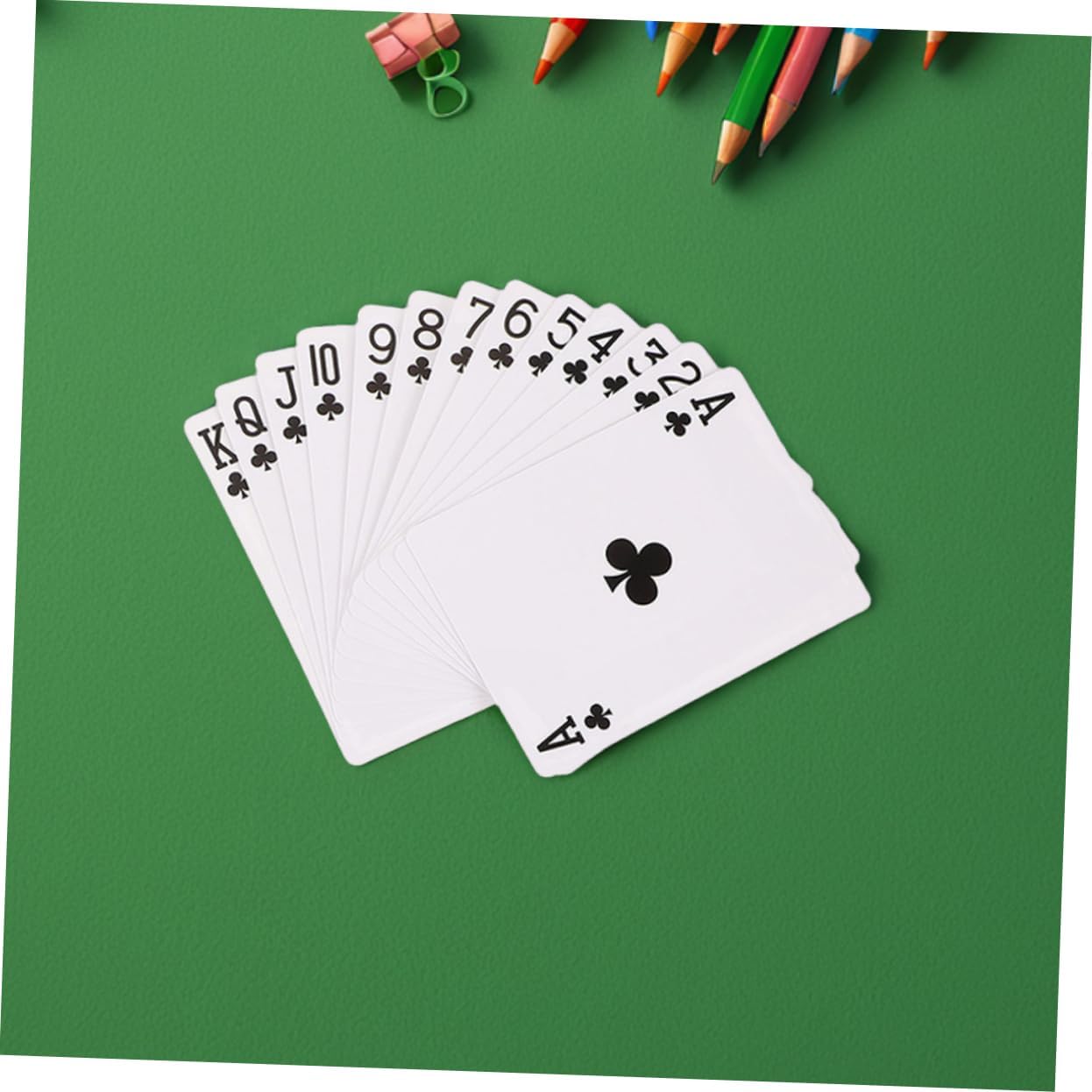 YARNOW 2sets Poker Accessories Poker Themed Party Decorations Make Your Own Cards Blank Cards DIY
