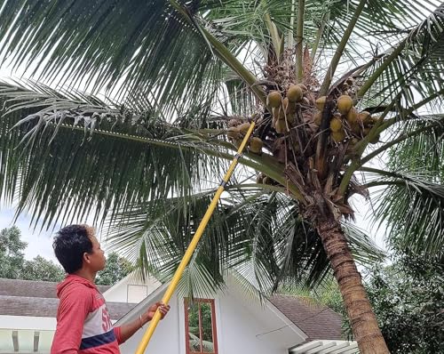 Image of Coconut Plucker | Grass Sickle Cutter Head - Sharp Curved Blade for Grass, Weeds, Harvesting, Gardening and Farming | Grass Sickle for Tree Branches Grass Cutter Tools (Small Size Havy Duty)