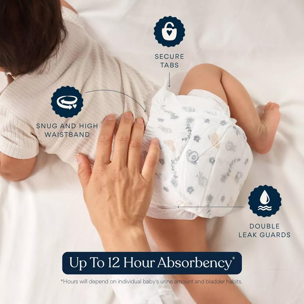 Millie Moon Luxury Diapers, Size 2, 88 Count