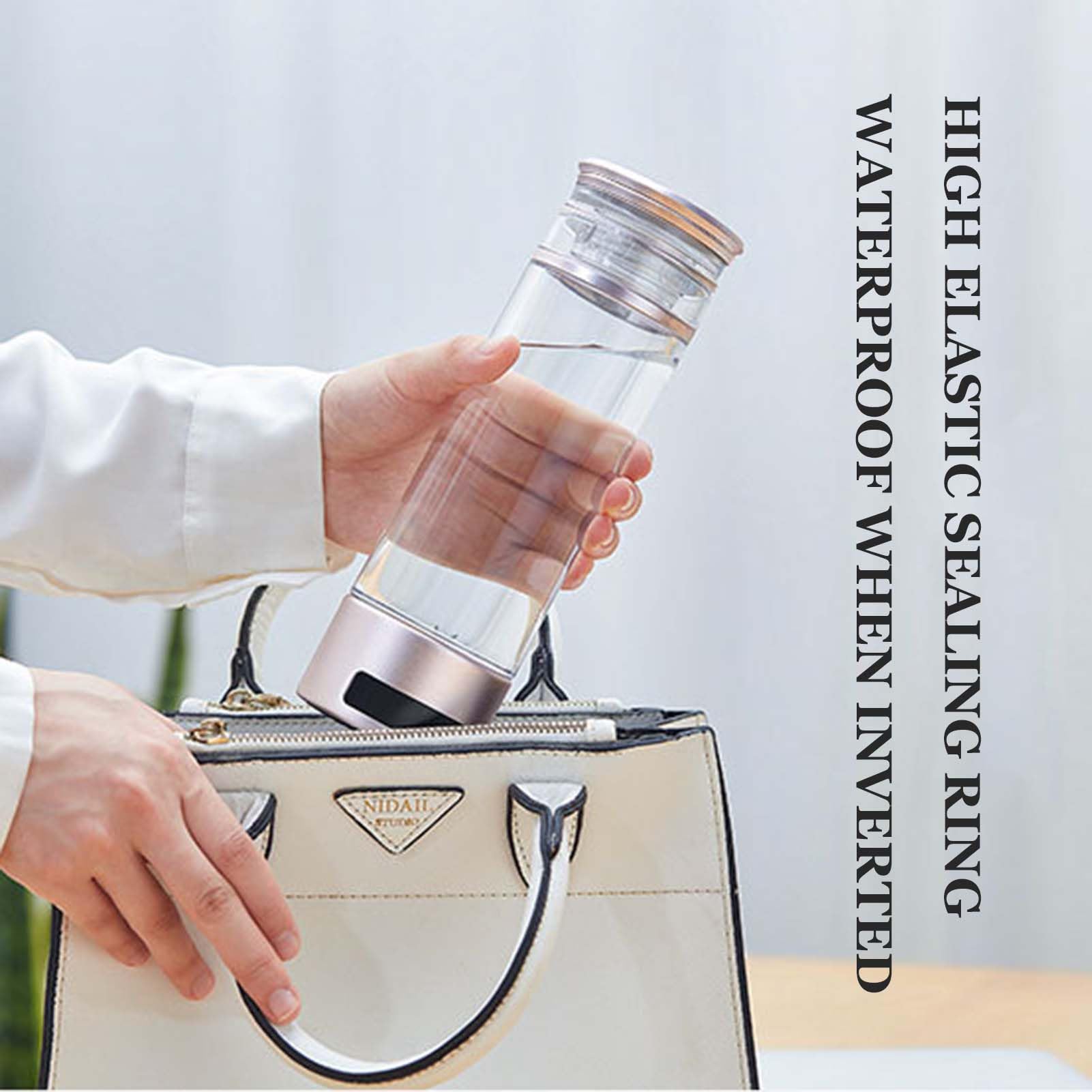 Tazza per Acqua Ricca di idrogeno, Tecnologia SPE PEM, concentrazione di idrogeno Fino a 9000 ppb, generatore di Acqua ionizzata, con Adattatore per inalatore