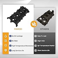 Vista 5 de PAROD Tapa de válvula de motor con junta L4 2.5L para Nissan Altima 2007-2013, Rogue 2008-2013, Rogue Select 2014-2015, Sentra 2007-2012, reemplazo