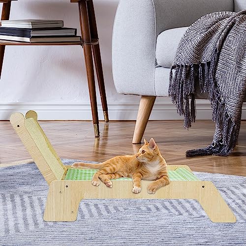 Generic Cama de Rede para Gatos Espreguiçadeira para Gatos Cadeira de Madeira para Gatos para Gatinh