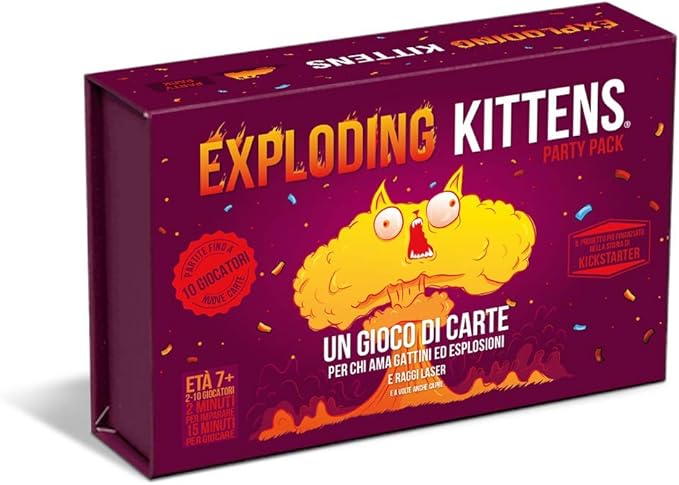Asmodee - Exploding Kittens: Party Pack - Divertente Gioco Di Carte, 2 ...