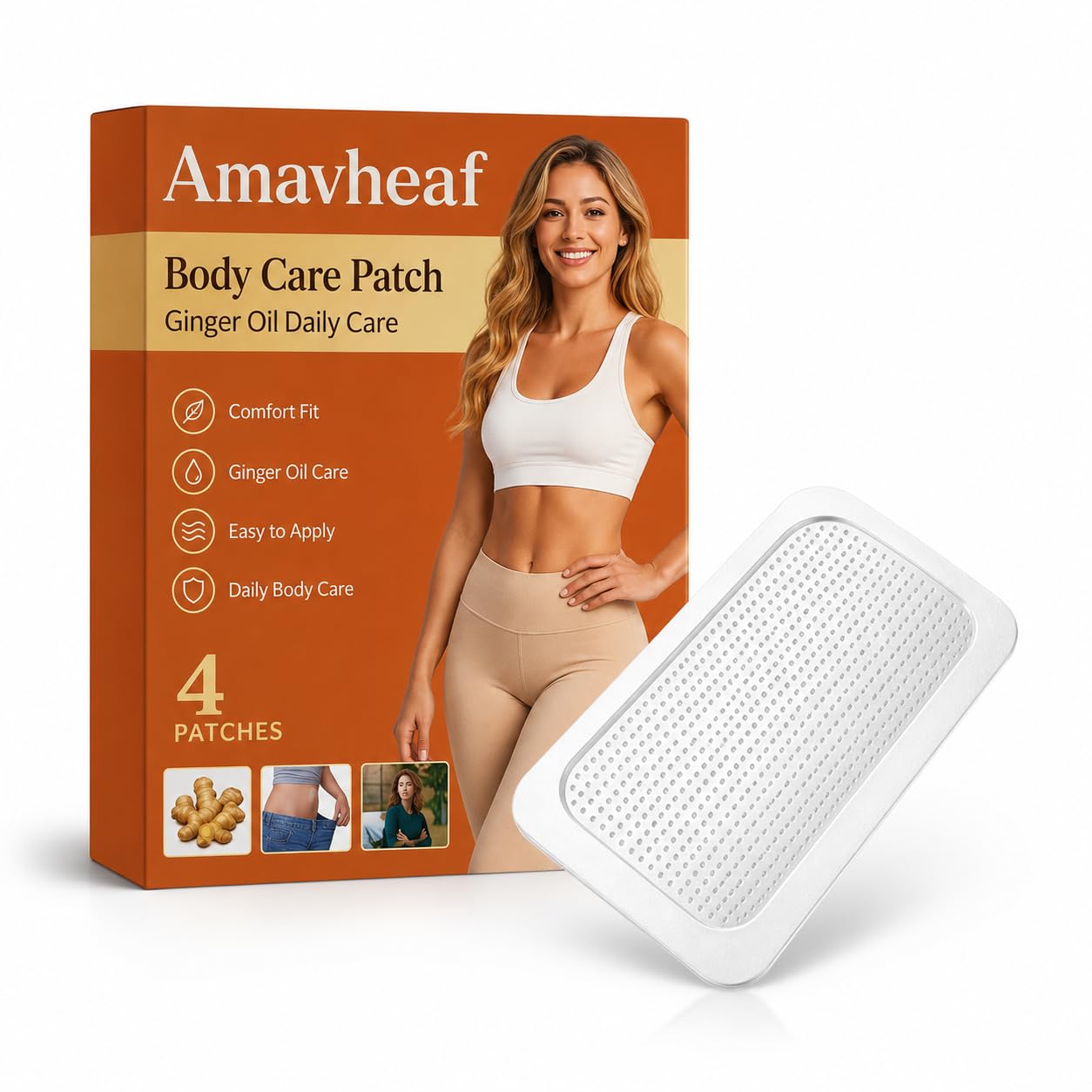 Ginger Oil Body Care Patch (8 Patches)