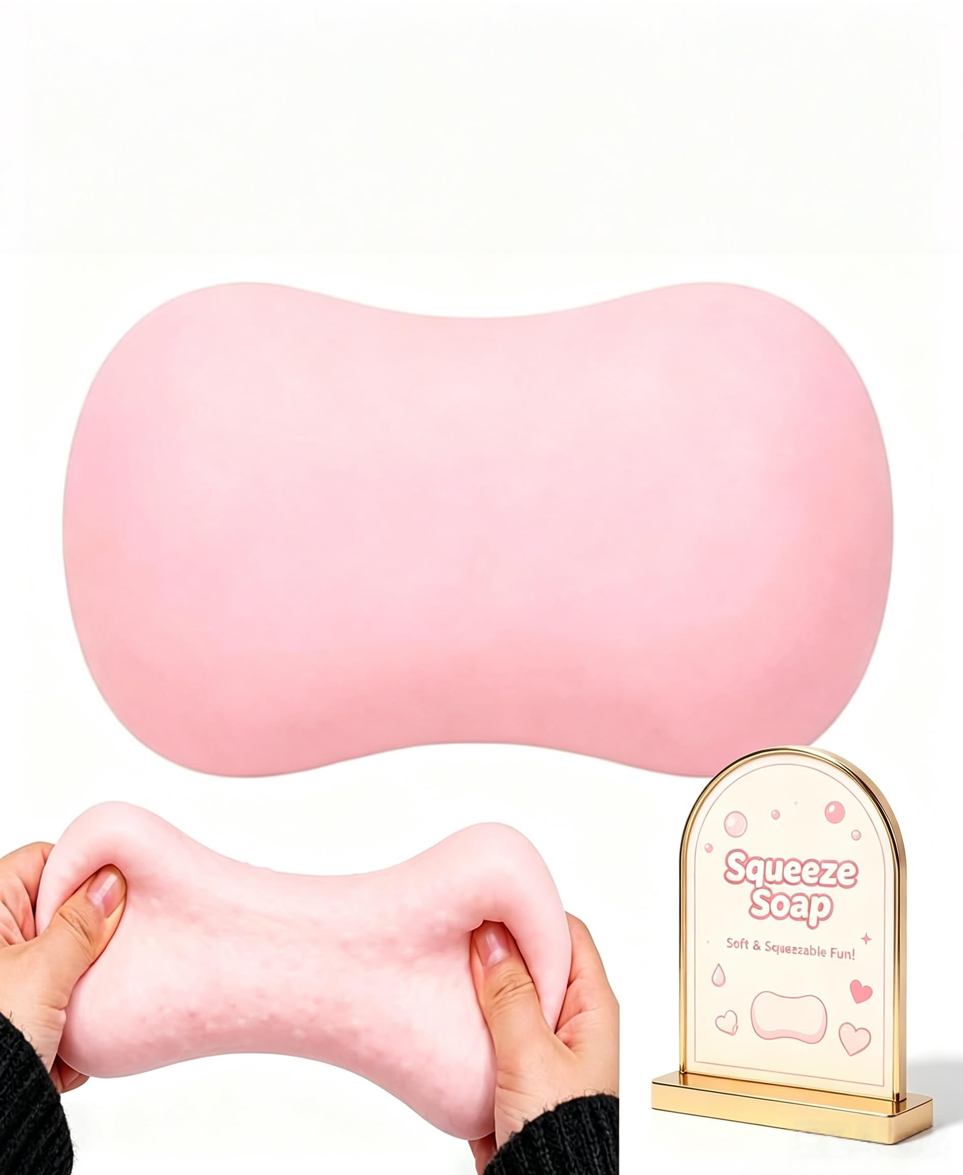 Crunchy Soap Squishy ASMR Bead Filled Realistic Food Stress Ball Squeeze Moldable Slushy Asmr Realistic Taba Handmade Non Rebound Sticky Silicone Dessert Adults Party Favor — image 1