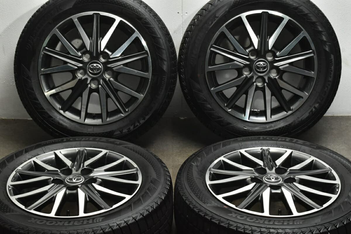 Amazon | 中古 タイヤホイール 4本セット 16インチ 6J +50 205/60R16 